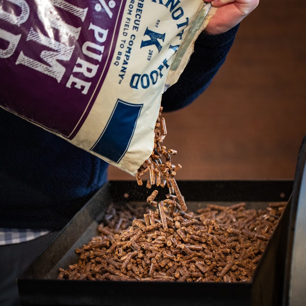 100 Pure Plum Wood Barbecue Pellets 20 lbs Knotty Wood Barbecue