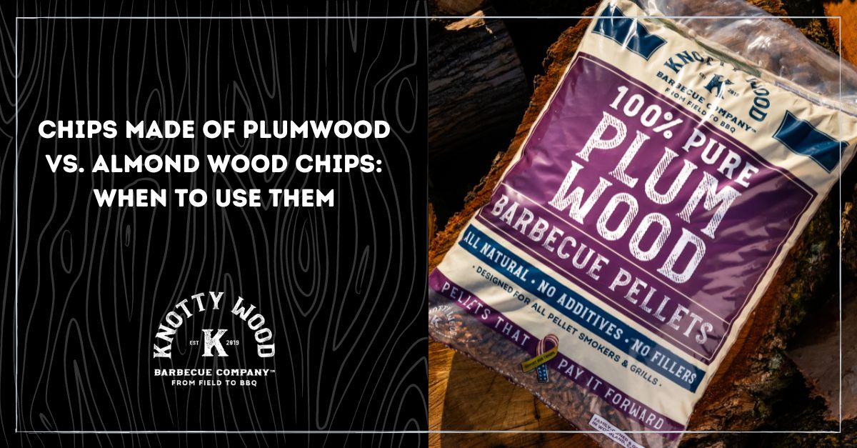 Chips made of plum wood
