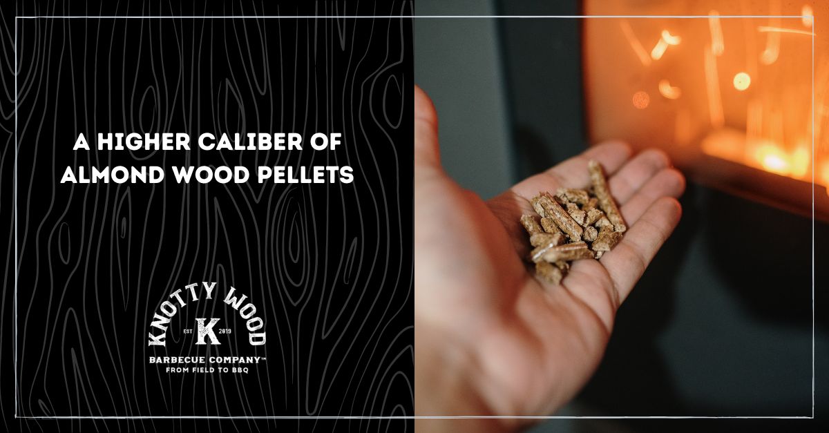 almond wood pellets