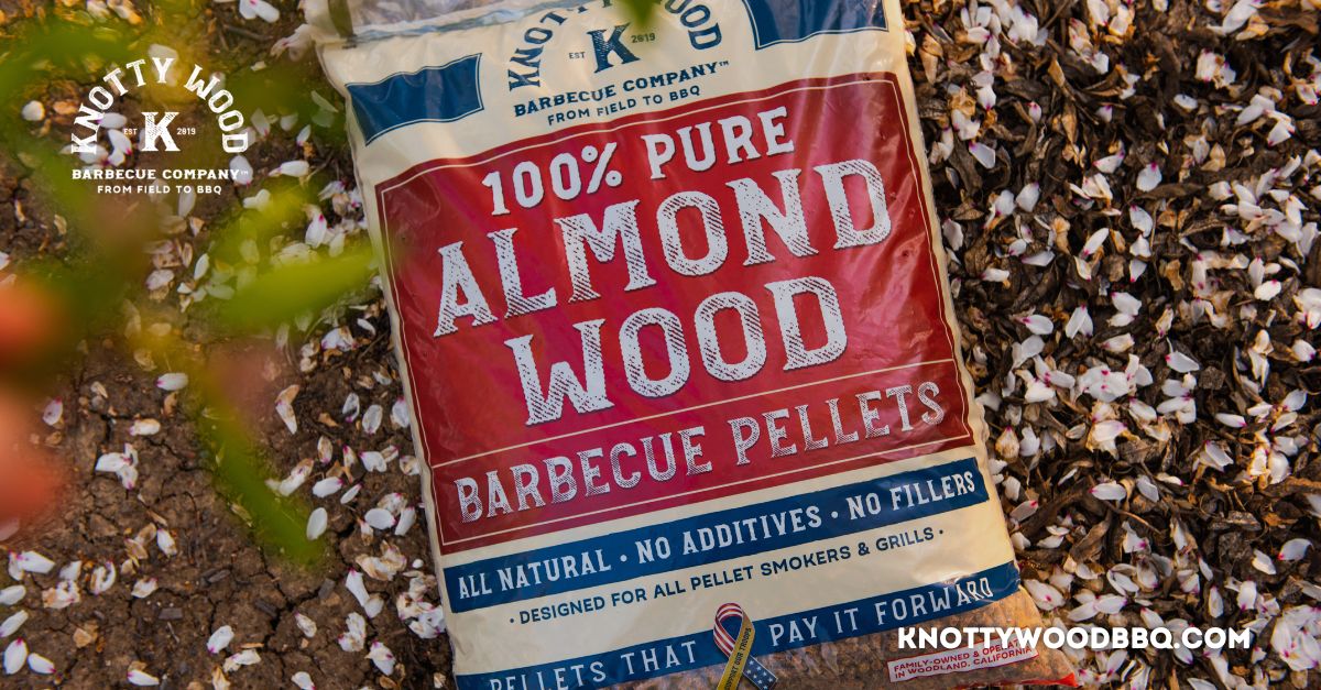 almond wood pellets