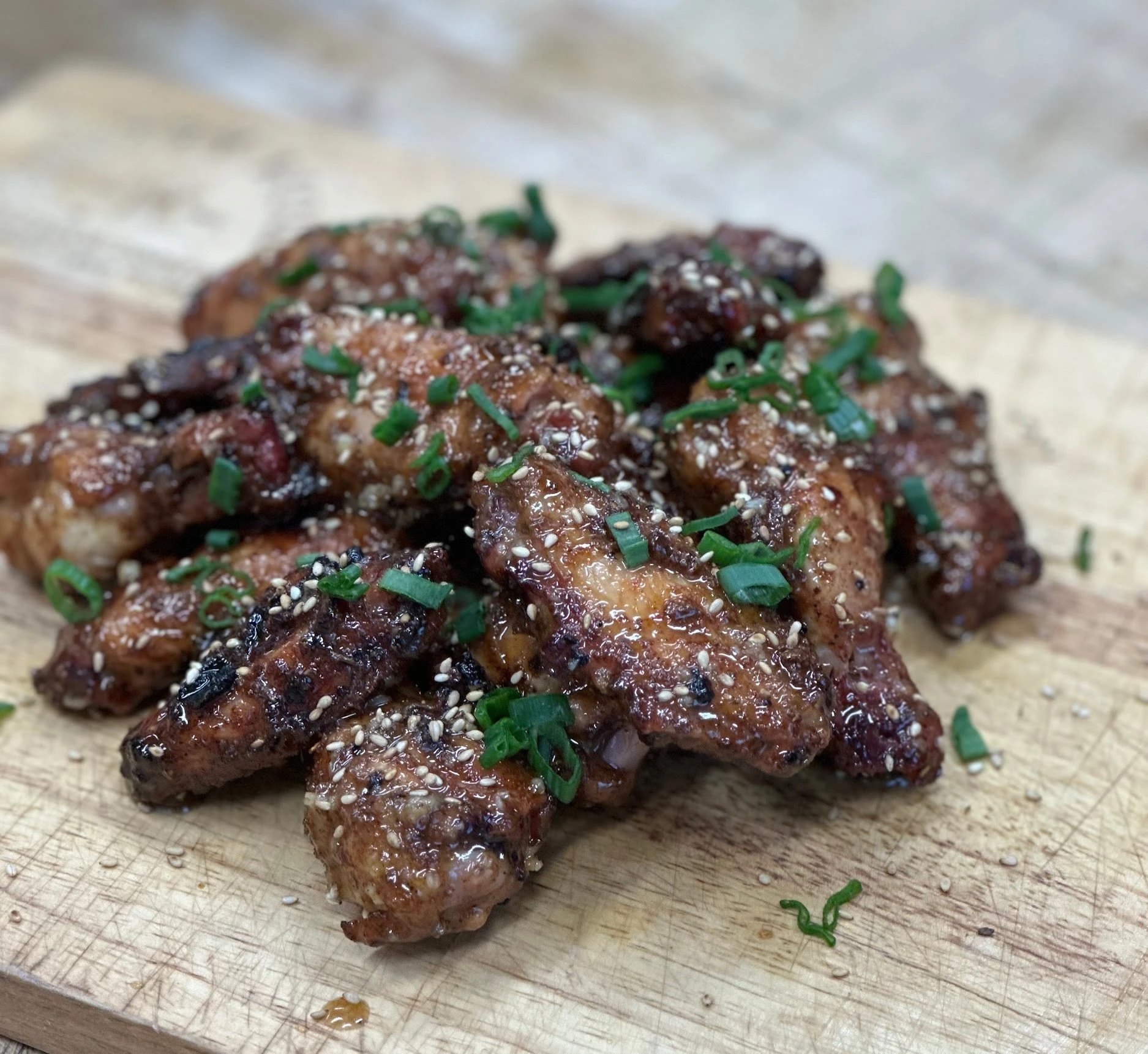 knotty rub honey garlic wings