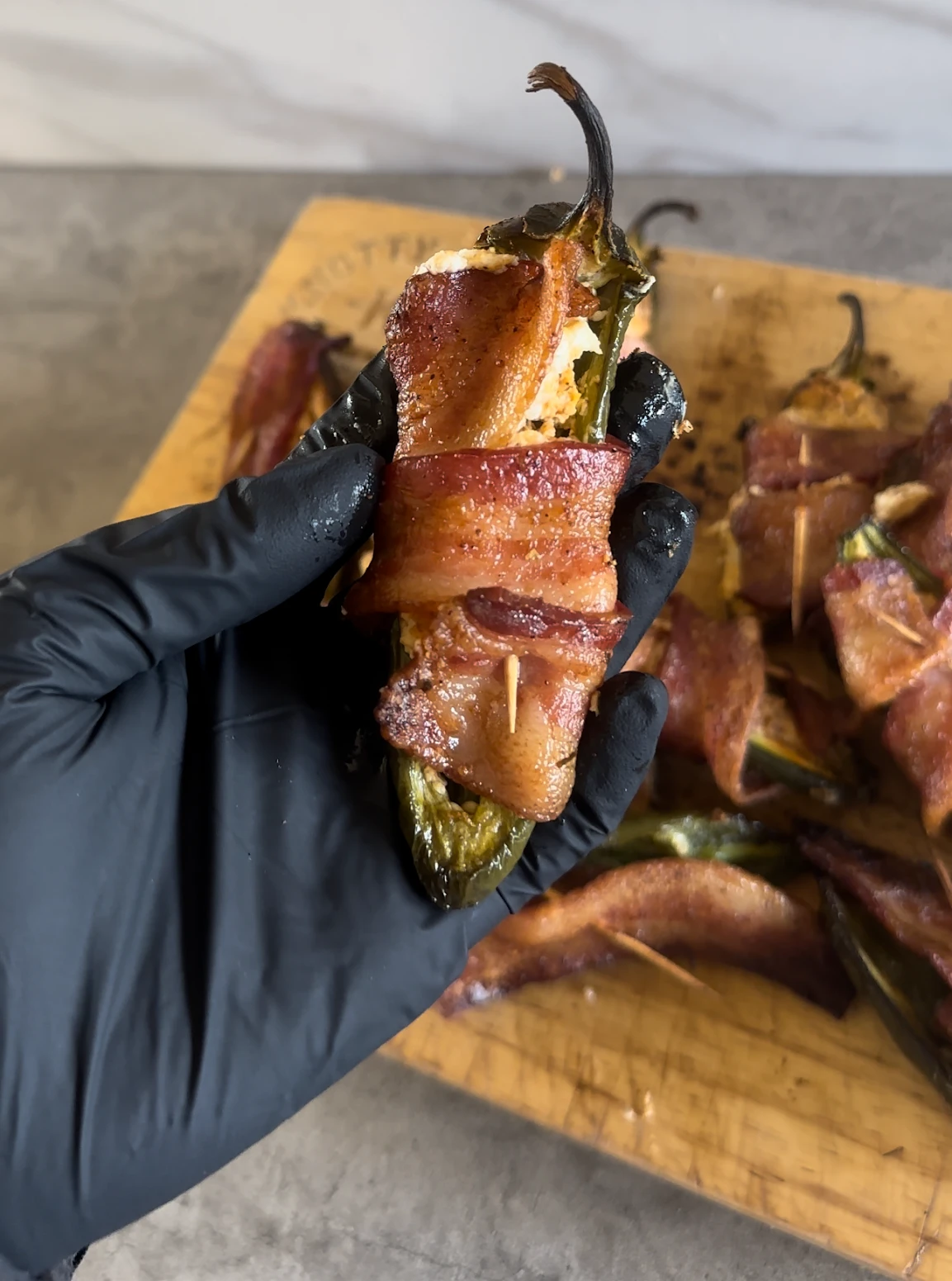 smoked bacon wrapped jalapeno poppers