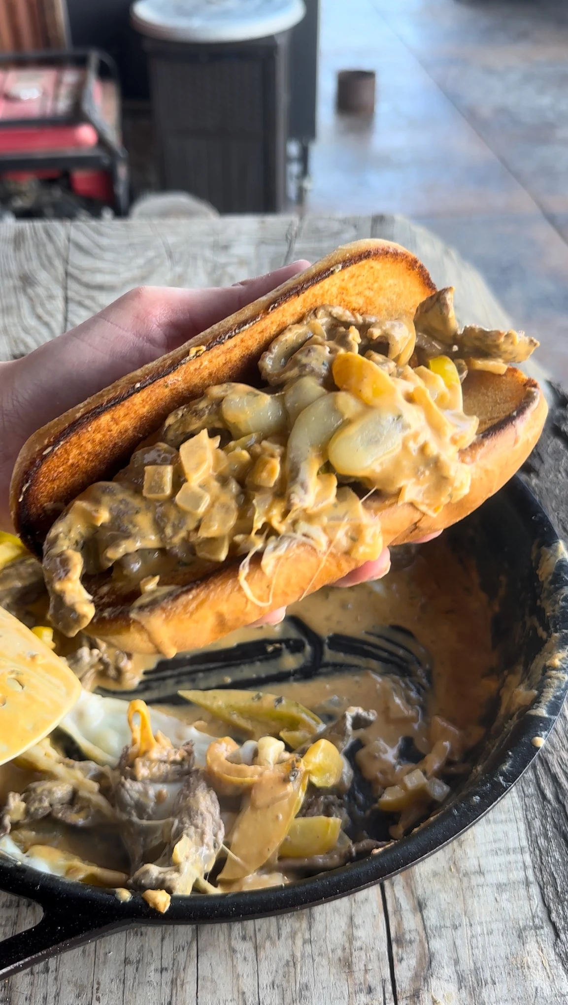 smoked philly cheesesteaks on the pellet grill
